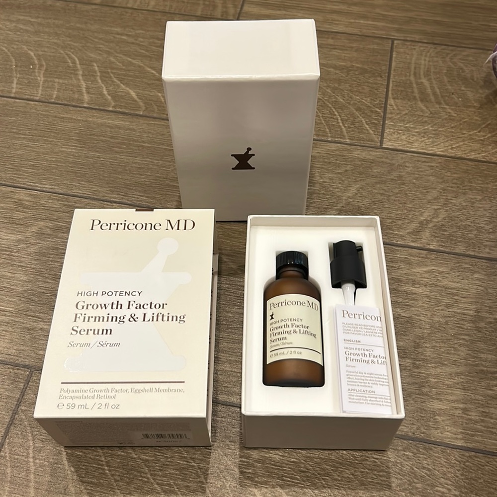 Perricone MD High Potency Growth Factor Firming & Lifting Serum 2 oz. NEW.
